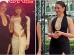 Tamannaah Bhatia aces understated glamour in a black cut-out gown.