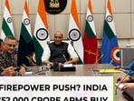 Army, Navy, Air Force get mega upgrade, Rajnath OKAYs  <span class='webrupee'>₹</span>52,000 Cr military deal