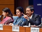 Associate vice-president, Hyundai Motor India, Puneet Anand speaks during a press conference by industry experts on ethanol-blended petrol, at the National Media Centre in New Delhi on Saturday, July 4. 
