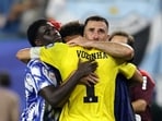 Cape Verde players were emotional after they got knocked out by Argentina.