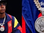 Lamine Yamal completed his pre-match look with a sparkling custom Batman pendant
