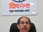 Mumbai, India. July 03, 2026 - During a press conference, Shiv Sena (UBT) president Uddhav Thackeray announced the Ram Raksha Andolan, to be held on Sunday evening in Dadar, in response to the Ram Temple embezzlement row involving the alleged misappropriation of millions in cash and valuables offered by devotees at the Ayodhya temple. Mumbai, India. July 03, 2026. (Photo by Raju Shinde/HT Photo) (Raju Shinde)