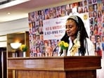Pulitzer Prize winning American poet, Tracy K Smith at the Himalayan Literature Festival in Kathmandu. (Himalayan Literature Festival & Writers’ Workshop)
