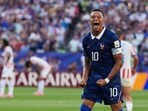 Kylian Mbappe scored for France, converting a penalty in the 70th minute.