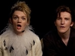 Ewan Mitchell and Gayle Rankin react to House of the Dragon fan art.
