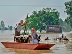 The floods in August 2025 had left the worst-hit pockets of Kapurthala’s low-lying Mand area waterlogged for over 50 days. (AFP)