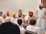 The meeting, which lasted nearly four hours, ended with a unanimous demand that the All India Congress Committee reconsider its recent organisational appointments. (HT) The meeting, which lasted nearly four hours, ended with a unanimous demand that the All India Congress Committee reconsider its recent organisational appointments. (HT)