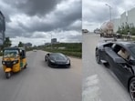 A Lamborghini owner exchanged keys with an auto driver in a heartwarming moment that went viral.