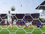Josko Gvardiol of Croatia scored a goal that was ruled offside following a VAR review during the FIFA World Cup 2026 Round of 32 match between Portugal and Croatia at Toronto Stadium on July 02, 2026.