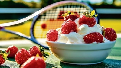 Fresh strawberries topped with rich double cream have been a Wimbledon tradition since the tournament's earliest days.
