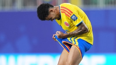 Luis Díaz squandered a fine chance to make it 2-0 in the 39th minute, sending his shot wide. (AP) Luis Díaz squandered a fine chance to make it 2-0 in the 39th minute, sending his shot wide. (AP)