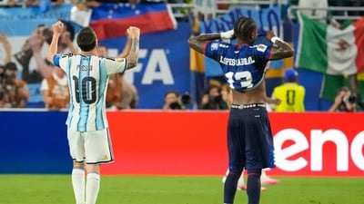 Lionel Messi and Argentina edged past Cape Verde in a five-goal extra-time thriller, to book their place in the last 16 of the ongoing 2026 FIFA World Cup. (AP Photo/Chris Carlson) Lionel Messi and Argentina edged past Cape Verde in a five-goal extra-time thriller, to book their place in the last 16 of the ongoing 2026 FIFA World Cup. (AP Photo/Chris Carlson)