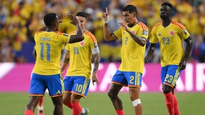 Colombia edged past a lacklustre Ghana 1-0 on Friday to secure the final spot in the World Cup Round of 16. (Getty Images via AFP) Colombia edged past a lacklustre Ghana 1-0 on Friday to secure the final spot in the World Cup Round of 16. (Getty Images via AFP)