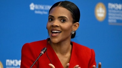Candace Owens blasts Andrew Kolvet for ‘lying’ over Charlie Kirk-Netanyahu call. (Photo by Olga MALTSEVA / AFP) (AFP) Candace Owens blasts Andrew Kolvet for ‘lying’ over Charlie Kirk-Netanyahu call. (Photo by Olga MALTSEVA / AFP) (AFP)