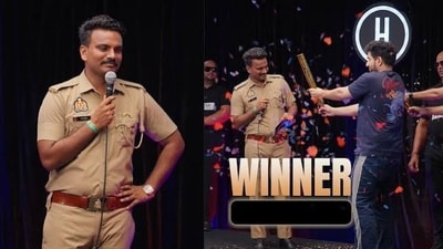 UP cop Kapil Dinkar won ₹1 lakh on India's Got Latent. UP cop Kapil Dinkar won ₹1 lakh on India's Got Latent.