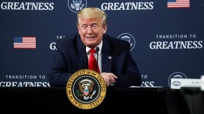 In light of Khamenei's state funeral, Trump announced a week off for Iran, mentioning their eagerness to negotiate. (REUTERS)