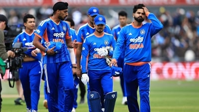 A sad outing for Team India. Under Shreyas Iyer, they have now lost three matches in a row. The third game will now be played on July 7 at Trent Bridge. (Action Images via Reuters)