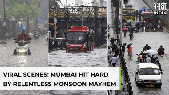Mumbai grinds to a halt! schools shut, trains hit by rain