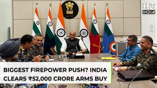Army, Navy, Air Force get mega upgrade, Rajnath OKAYs  <span class='webrupee'>₹</span>52,000 Cr military deal