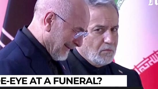 'Embarrassed' Araghchi &amp; 'sobbing' Ghalibaf go viral | Watch