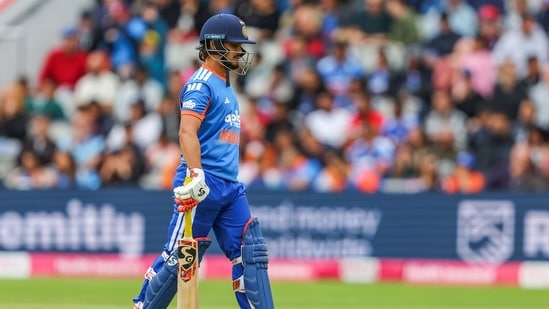 Ishan Kishan scored a 40-ball 49, quite slow by his standards. India eventually posted 190/7.(ANI Pic Service )