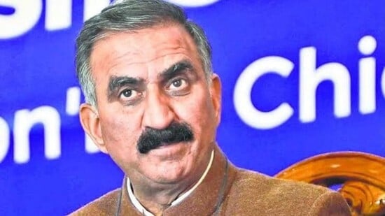 Himachal Pradesh chief minister Sukhvinder Singh Sukhu. (File)