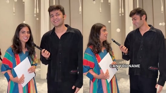 Mumbai influencer was left stumped after Isha Ambani asked him to name four artists at NMACC. (Instagram/arya_kothari)
