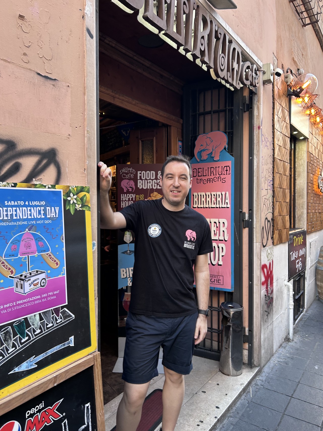 Andrea Giuliani, who owns Delirum Café, said many Italians are pretending the tournament isn’t happening.