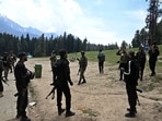 Officials said the Army's specialised counter-insurgency unit, the Victor Force, has deployed additional personnel to plug all the possible escape routes through the thick foliage of the orchard, besides lighting up the area.