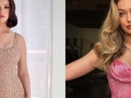 (L-R) Selena Gomez and Gigi Hadid turn up in style for singer Taylor Swift's wedding in NYC. 