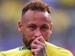 Neymar crying after Brazil got knocked out of FIFA World Cup 2026.