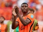 Denzel Dumfries after Netherlands lost to Morocco in FIFA World Cup 2026.