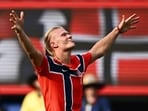 Norway's Erling Haaland bagged a brace against Brazil.(REUTERS)