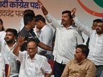 The NCP (SP) currently has 10 MLAs, eight Lok Sabha MPs and one Rajya Sabha MP (Raju Shinde/HT Photo)