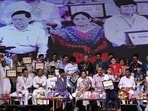 The closing ceremony of the UP Mango Festival at Indira Gandhi Pratishthan, in Lucknow on Sunday. (HT)