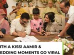 Aamir Khan and Gauri Spratt's private wedding celebration goes viral Aamir Khan and Gauri Spratt's private wedding celebration goes viral