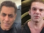 Salman Khan cheers for Sohail Khan.