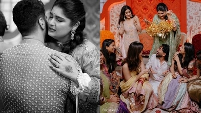 Anshula Kapoor posted glimpses of her chooda ceremony with her family. Anshula Kapoor posted glimpses of her chooda ceremony with her family.