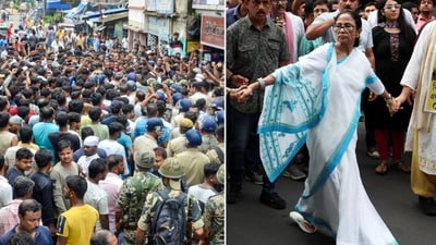 বারুইপুরে ঘটনায় বিক্ষোভ, সেখানে নাকি যেতে চেয়েছিলেন মমতা বন্দ্যোপাধ্যায়। (ছবি সৌজন্যে পিটিআই এবং রয়টার্স ফাইল) বারুইপুরে ঘটনায় বিক্ষোভ, সেখানে নাকি যেতে চেয়েছিলেন মমতা বন্দ্যোপাধ্যায়। (ছবি সৌজন্যে পিটিআই এবং রয়টার্স ফাইল)