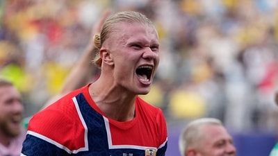 Erling Haaland scored a brace and later posted emotional statement after Norway knocked out Brazil. (AP Photo/Frank Franklin II) Erling Haaland scored a brace and later posted emotional statement after Norway knocked out Brazil. (AP Photo/Frank Franklin II)