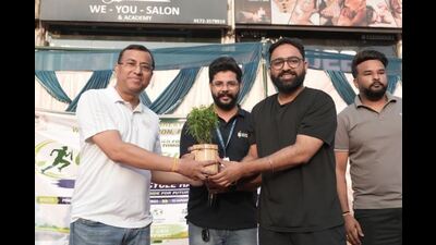 One of the key highlights of the programme was that every sapling distributed among participants was taken home for plantation, reflecting a strong public commitment . (HT Photo) One of the key highlights of the programme was that every sapling distributed among participants was taken home for plantation, reflecting a strong public commitment . (HT Photo)