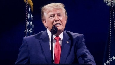 US President Donald Trump says all Iranian leaders could be taken out with ‘one shot’ at Khamenei funeral (REUTERS)