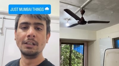 Mumbaili adam 10 yıl sonra 1 yatak odalı bir daireye geçti ve yatak odasında “şelale” buldu: “Hala 1 yatak odalı bir evde yaşıyorum”