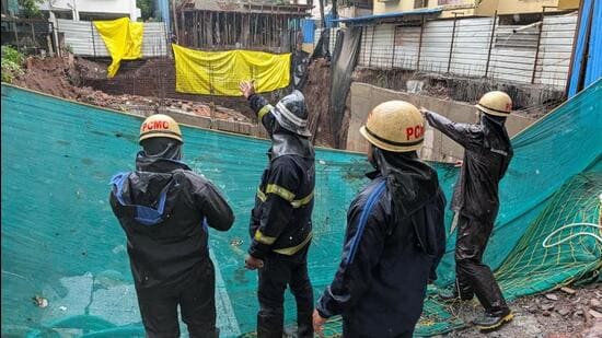Two construction workers injured in wall collapse in Pimpri Chinchwad