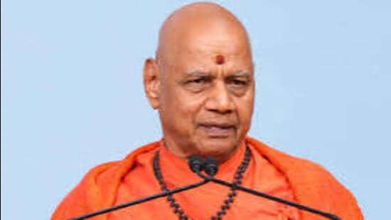 Shri Ram Janmabhoomi Teerth Kshetra Trust treasurer Govind Dev Giri (File)