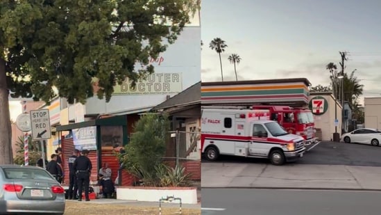 An Indian man in the US shared how police, ambulance and fire teams arrived quickly after an elderly person fell. (Instagram/raja.traveller.usa)