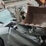 ప్రమాదానికి గురైన కారు