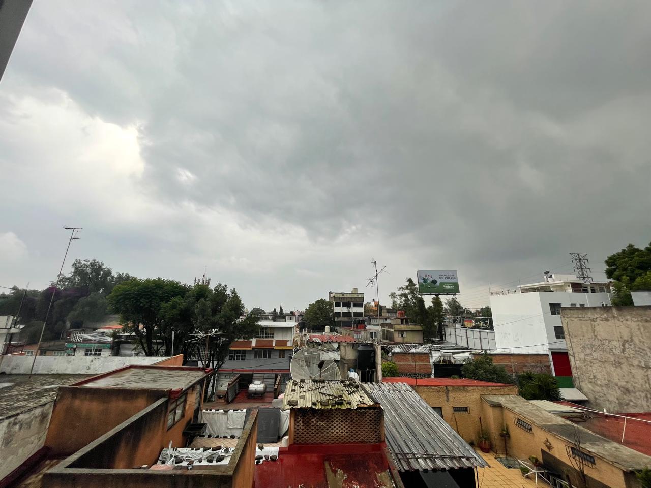 Mexico City shrouded in dark clouds amidst continuous rain ahead of Round of 16 clash vs England. (HT) Mexico City shrouded in dark clouds amidst continuous rain ahead of Round of 16 clash vs England. (HT)
