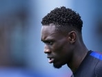 United States' Folarin Balogun (20) attends a training session ahead of their World Cup round of 16 soccer match against Belgium in Seattle, Sunday, July 5, 2026. (AP)