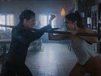 Alpha worldwide box office collection day 3: Alia Bhatt and Sharvari in a still from the YRF spy thriller.